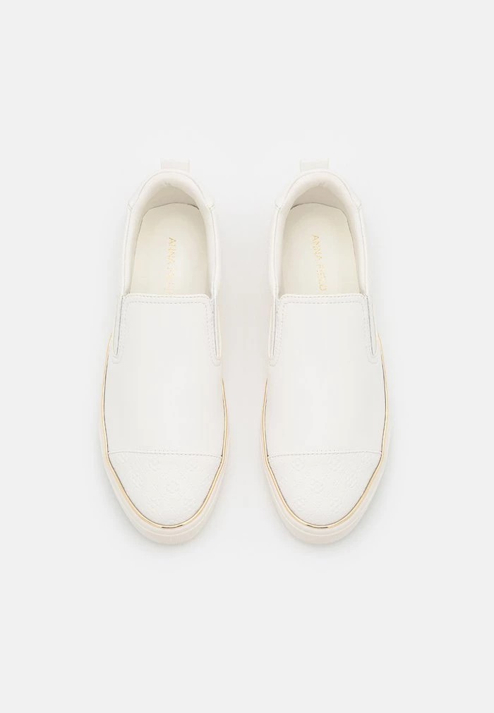 Chaussure Basse ANNA FIELD Anna Field Slip-ons Blanche Femme | JJG-8141206